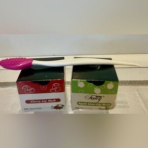 FANG Cherry and Apple Lime Lip Mask Duo with Applicator